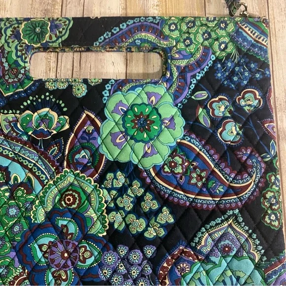 Vera Bradley 2009 Holiday Blue Rhapsody Tote - Picture 6 of 7